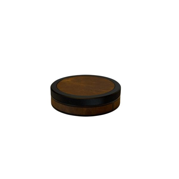 Black on Brown Leather Ruk Slim Can