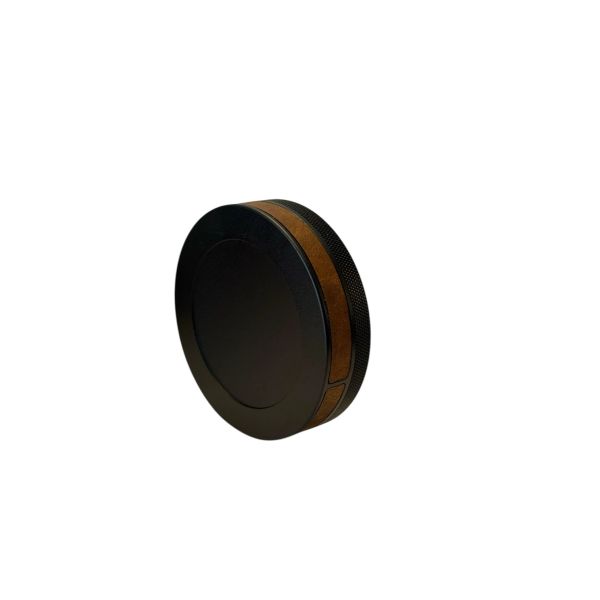 Black on Brown Leather Ruk Slim Can